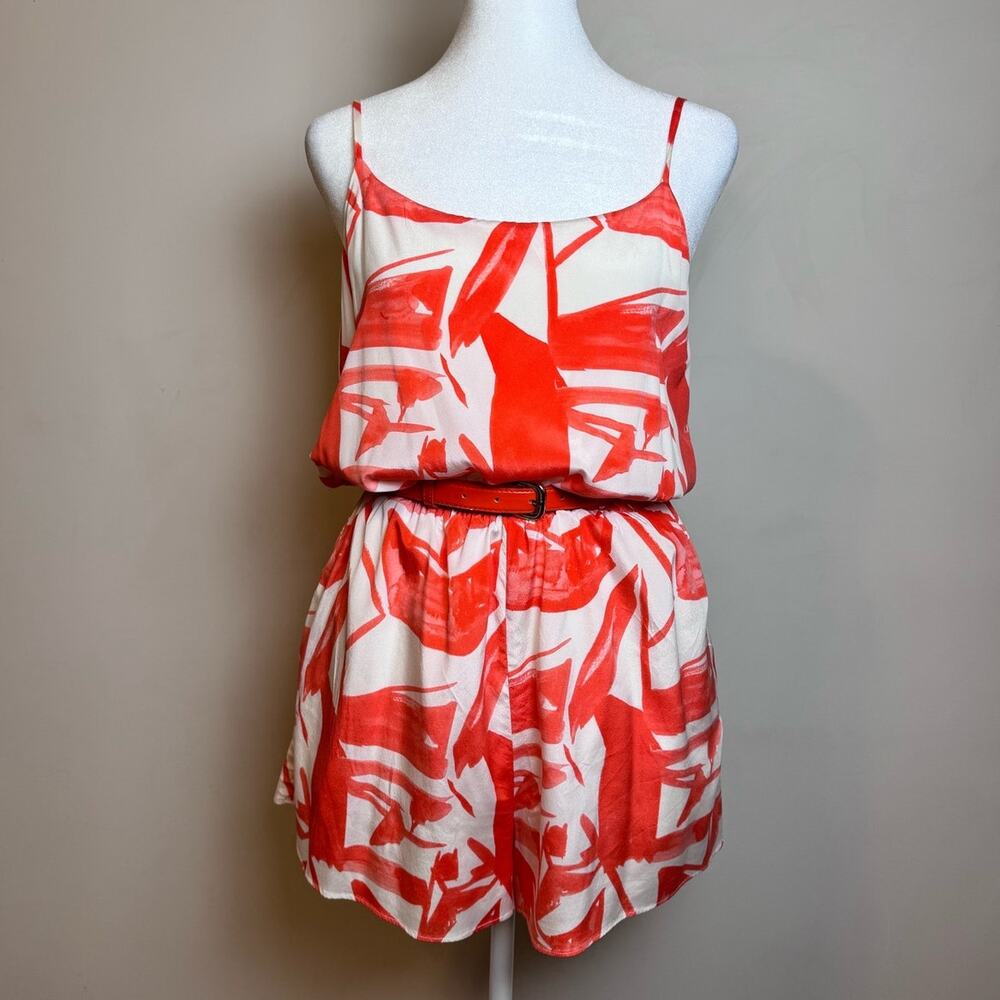 Alice + Olivia Silk Mini Romper - Size S